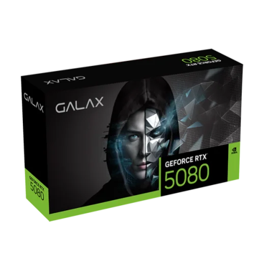 GALAX GeForce RTX 5080 1-Click OC Black 16GB GDDR7 GPU GALAX GeForce RTX 5080 1-Click OC Black 16GB GDDR7 GPU