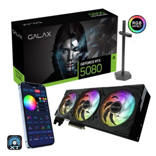 GALAX GeForce RTX 5080 EX Gamer 1-Click OC 16GB GDDR7 GPU GALAX GeForce RTX 5080 EX Gamer 1-Click OC 16GB GDDR7 GPU