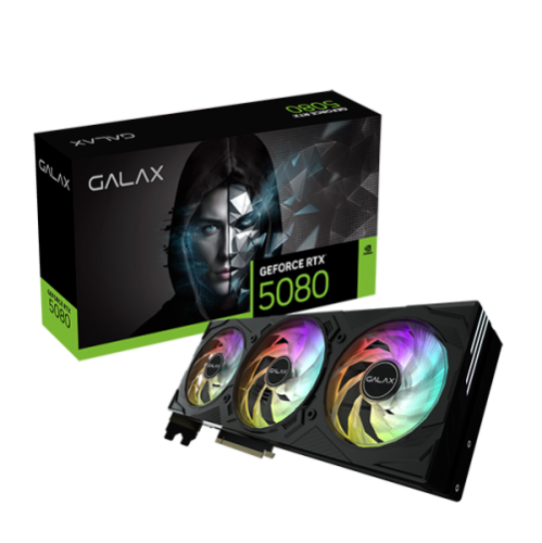 GALAX GeForce RTX 5080 EX Gamer 1-Click OC 16GB GDDR7 GPU GALAX GeForce RTX 5080 EX Gamer 1-Click OC 16GB GDDR7 GPU