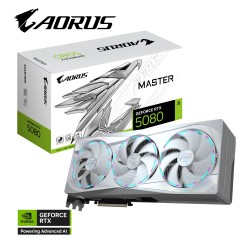 Gigabyte AORUS GeForce RTX 5080 MASTER ICE 16G GDDR7 GPU Gigabyte AORUS GeForce RTX 5080 MASTER ICE 16G GDDR7 GPU