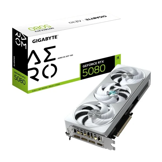 Gigabyte GeForce RTX 5080 AERO OC SFF 16G GDDR7 GPU Gigabyte GeForce RTX 5080 AERO OC SFF 16G GDDR7 GPU