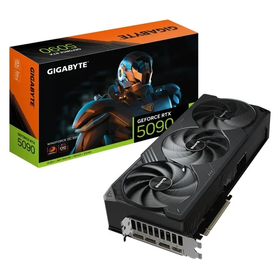 Gigabyte GeForce RTX 5090 WINDFORCE OC 32G GDDR7 GPU Gigabyte GeForce RTX 5090 WINDFORCE OC 32G GDDR7 GPU