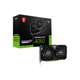 MSI GeForce RTX 4060 VENTUS 2X Black 8G OC Graphics Card
