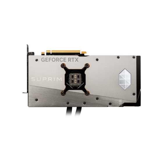 Msi GeForce RTX 4090 Suprim Liquid X 24G GDDR6X Graphics Card with PCI Express Gen 4,DisplayPort x 3,DisplayPort x 3, 384-bit and Boost Clock or Memory Speed is 2640 MHz or  21 Gbps