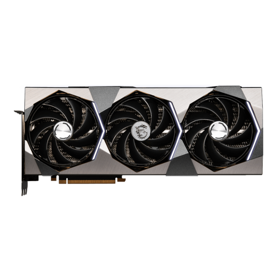 Msi GeForce RTX 4090 Suprim X 24G GDDR6X Graphics Card with DisplayPort x 3,DisplayPort x 3, 384-bit and Boost Clock or Memory Speed is 2640 MHz or  21 Gbps