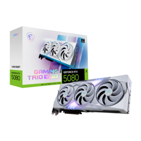 Msi GeForce RTX 5080 16G GAMING TRIO WHITE GDDR7 GPU