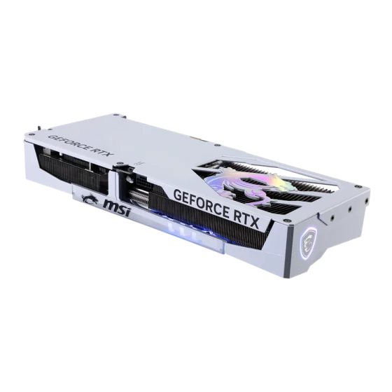 Msi GeForce RTX 5080 16G GAMING TRIO WHITE GDDR7 GPU Msi GeForce RTX 5080 16G GAMING TRIO WHITE GDDR7 GPU