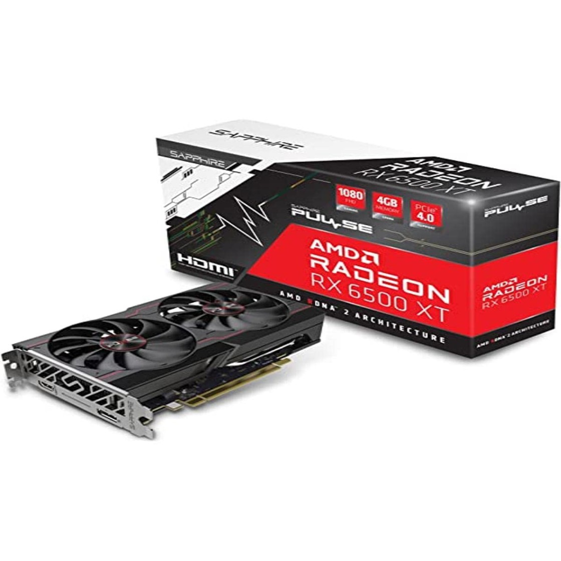 Sapphire Pulse AMD Radeon RX6500XT Gaming OC 4GB