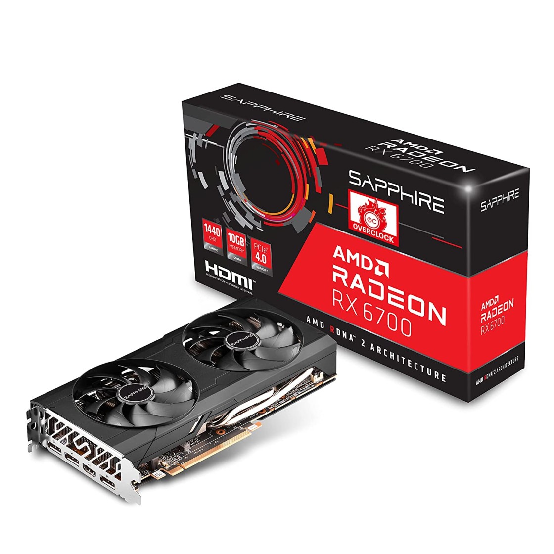 Sapphire AMD Radeon RX6700 Gaming OC 10GB