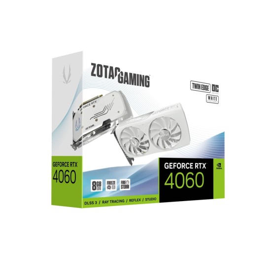 Zotac Gaming GeForce RTX 4060 Twin Edge OC White Edition 8GB