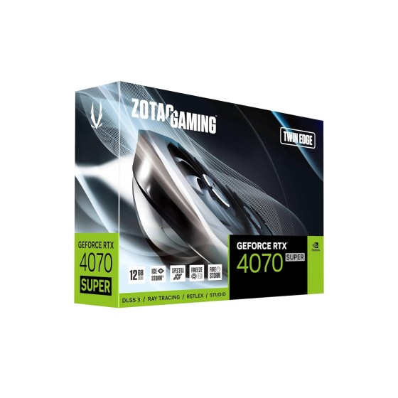 Zotac RTX 4070 Super Twin Edge 12GB Gaming Graphics Card Zotac RTX 4070 Super Twin Edge 12GB Gaming Graphics Card