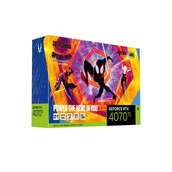 Zotac Gaming GeForce RTX 4070 Ti Amp Airo Spider Man 12GB