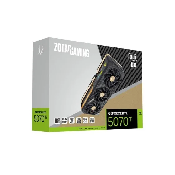 ZOTAC GeForce RTX 5070 Ti SOLID OC 16GB GDDR7 GPU ZOTAC GeForce RTX 5070 Ti SOLID OC 16GB GDDR7 GPU