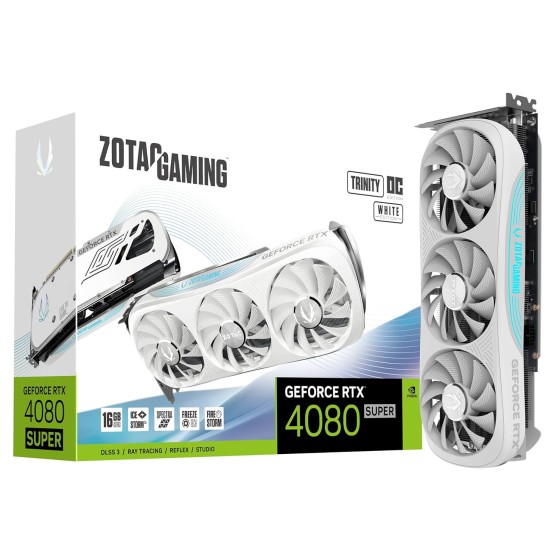 Zotac RTX 4080 Super Trinity OC White Edition 16GB Graphics Card