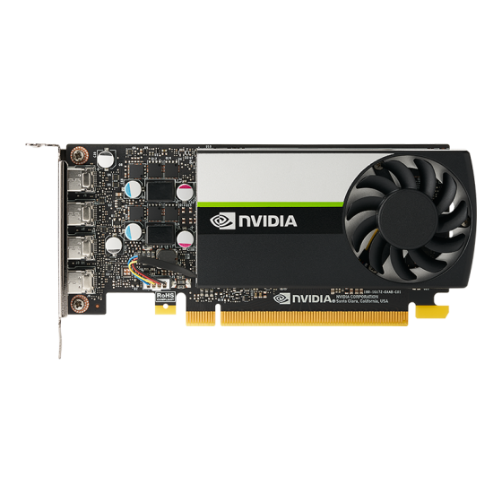 PNY T1000 Quadro 4GB GDDR6 Graphics Card PNY T1000 Quadro 4GB GDDR6 Graphics Card