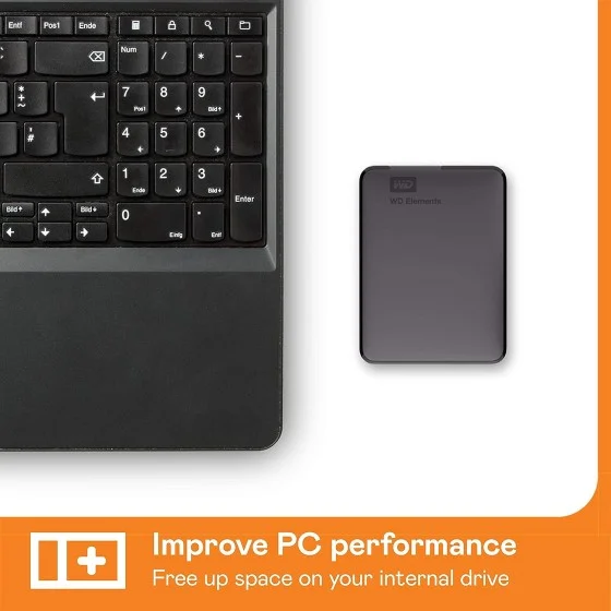 Western Digital Elements Portable 1TB External HDD Western Digital Elements Portable 1TB External HDD