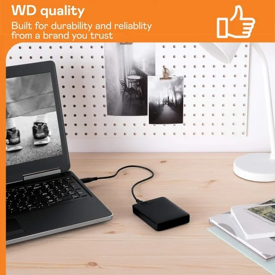 Western Digital Elements Portable 1TB External HDD Western Digital Elements Portable 1TB External HDD