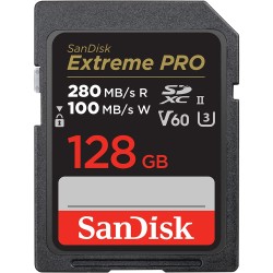 SanDisk Extreme PRO SDXC UHS-II 128GB Memory Card SanDisk Extreme PRO SDXC UHS-II 128GB Memory Card