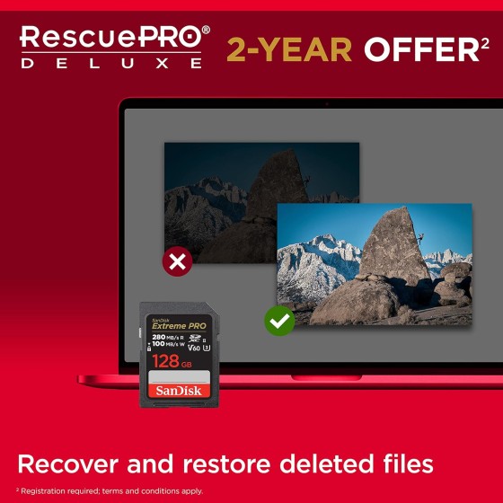 SanDisk Extreme PRO SDXC UHS-II 128GB Memory Card SanDisk Extreme PRO SDXC UHS-II 128GB Memory Card