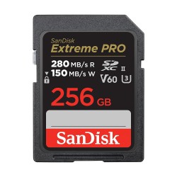 SanDisk Extreme PRO SDXC UHS-II 256GB Memory Card SanDisk Extreme PRO SDXC UHS-II 256GB Memory Card