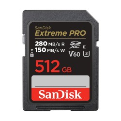 SanDisk Extreme PRO SDXC UHS-II 512GB Memory Card SanDisk Extreme PRO SDXC UHS-II 512GB Memory Card