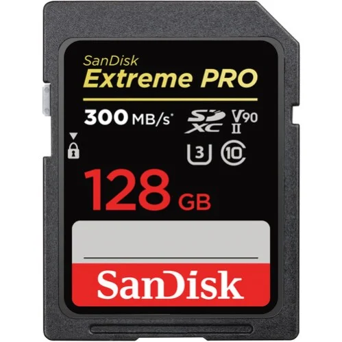 SanDisk Extreme PRO UHS-II 128GB Memory Card SanDisk Extreme PRO UHS-II 128GB Memory Card