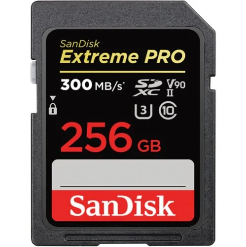 SanDisk Extreme PRO UHS-II 256GB Memory Card