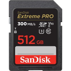 SanDisk Extreme PRO UHS-II 512GB Memory Card SanDisk Extreme PRO UHS-II 512GB Memory Card