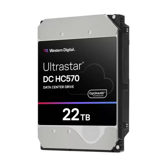 WD Ultrastar DC HC570 22TB SAS Internal Hard Drive