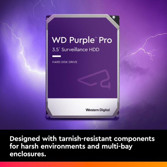 WD Purple Pro 10TB Surveillance SATA HDD Western Digital WD Purple Pro 10TB Surveillance HDD WD102PURP