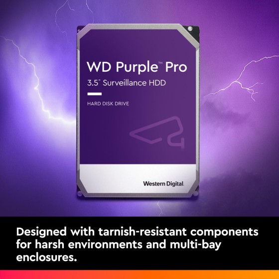 Western Digital Purple Pro Surveillance 8TB 7200 RPM 3.5 Inch HDD