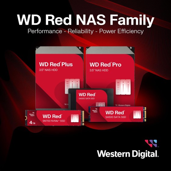 WD Red Pro 12TB WD122KFBX NAS Hard Drive