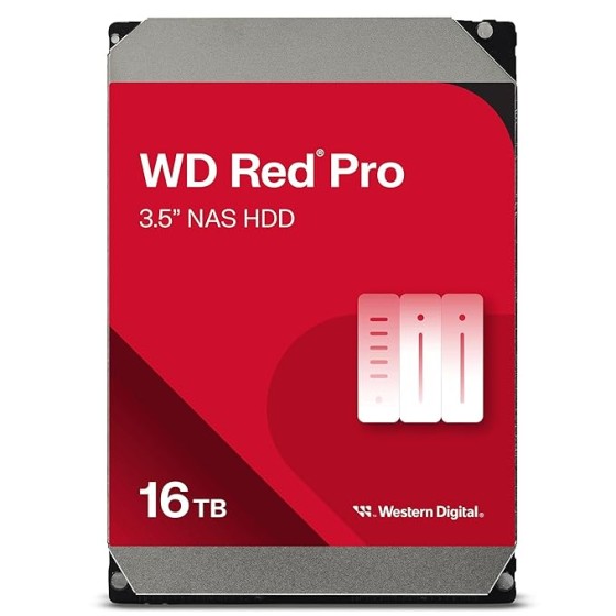 WD Red Pro 16TB WD161KFGX NAS Hard Drive