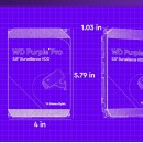 WD Purple Pro 24TB WD241PURP Surveillance Hard Drive