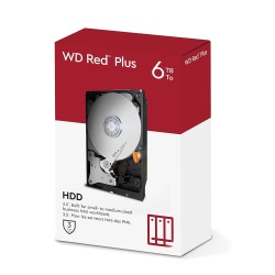 W D Red Plus 6TB WD60EFPX NAS Internal Hard Drive