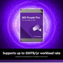 WD Purple Pro 8TB Surveillance HDD - WD8002PURP WD Purple Pro 8TB WD8002PURP Surveillance Hard Drive