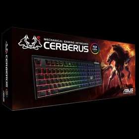 ASUS Cerberus Mech RGB Brown Key gaming keyboard ASUS Cerberus Mech RGB Brown Key gaming keyboard