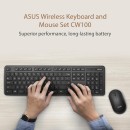 ASUS CW100 Keyboard and Mouse Combo