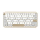 ASUS Marshmallow KW100 Oat Milk ultrathin wireless keyboard