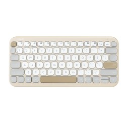 ASUS Marshmallow KW100 Oat Milk ultrathin wireless keyboard ASUS Marshmallow KW100 Oat Milk ultrathin wireless keyboard