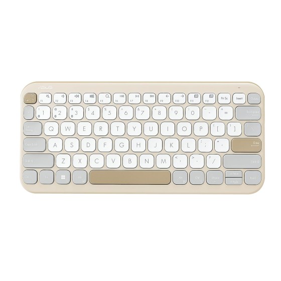 ASUS Marshmallow KW100 Oat Milk ultrathin wireless keyboard