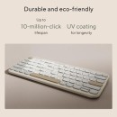 ASUS Marshmallow KW100 Oat Milk ultrathin wireless keyboard