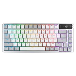 ASUS ROG Azoth Withe wireless NX Blue mechanical gaming keyboard ASUS ROG Azoth Withe wireless NX Blue mechanical gaming keyboard