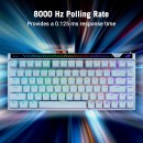 ASUS ROG Falchion Ace 75 HE Wired White Gaming Keyboard ASUS ROG Falchion Ace 75 HE Wired White Gaming Keyboard