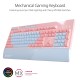 ASUS ROG Strix Flare PNK LTD RGB mechanical gaming keyboard with Cherry MX RED switches, customizable illuminated badge and dedicated media keys for gaming ASUS ROG Strix Flare PNK LTD RGB mechanical gaming keyboard with Cherry MX RED switches, customizable illuminated badge and dedicated media keys for gaming
