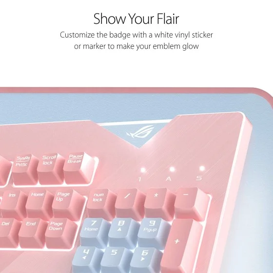 ASUS ROG Strix Flare PNK LTD Cherry MX RGB RED Keyboard ASUS ROG Strix Flare PNK LTD Cherry MX RGB RED Keyboard