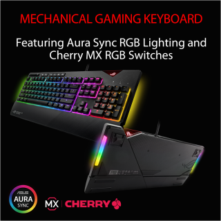  Buy ASUS ROG Strix Flare (Cherry MX Red) Aura Sync RGB  Mechanical Gaming Keyboard with Switches, Customizable Badge, USB Pass  Through and