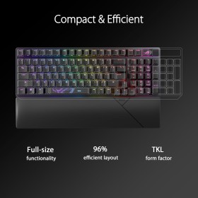 ASUS ROG Strix Scope II 96 Wireless NX Snow Black Gaming Keyboard ASUS ROG Strix Scope II 96 Wireless NX Snow Black Gaming Keyboard