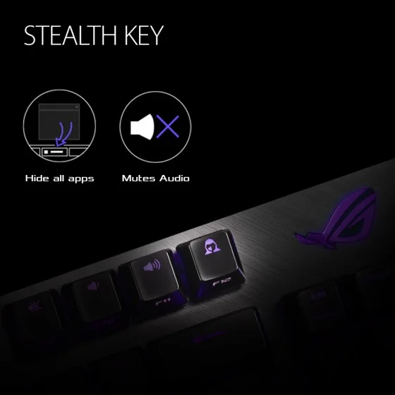 ASUS ROG Strix Scope TKL Deluxe Cherry MX RED keyboard ASUS ROG Strix Scope TKL Deluxe Cherry MX RED keyboard