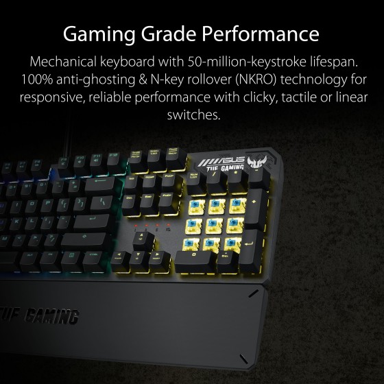 ASUS TUF Gaming K3 RGB mechanical keyboard